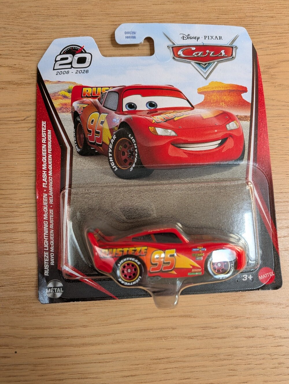 NEW Disney Pixar Cars Rusteze Lightning McQueen Diecast 20th Anniversary